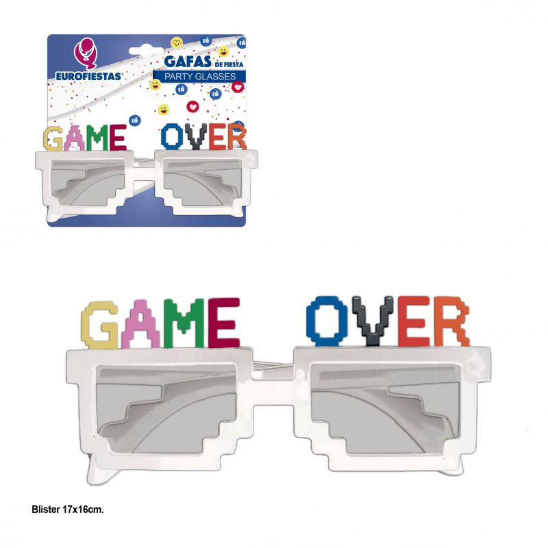 gafas blancas ·game over·