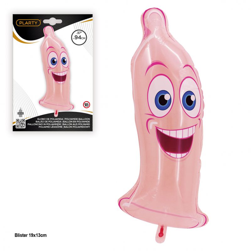 plarty - globo foil preservativo 94cm