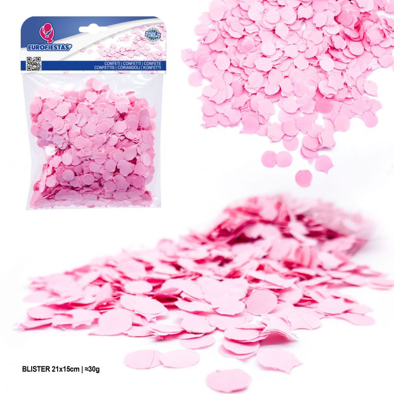 confeti blister 30gr rosa