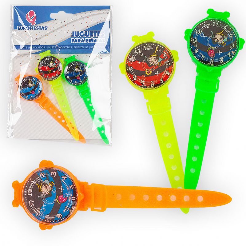 juguetes para piñata relojes surtidos