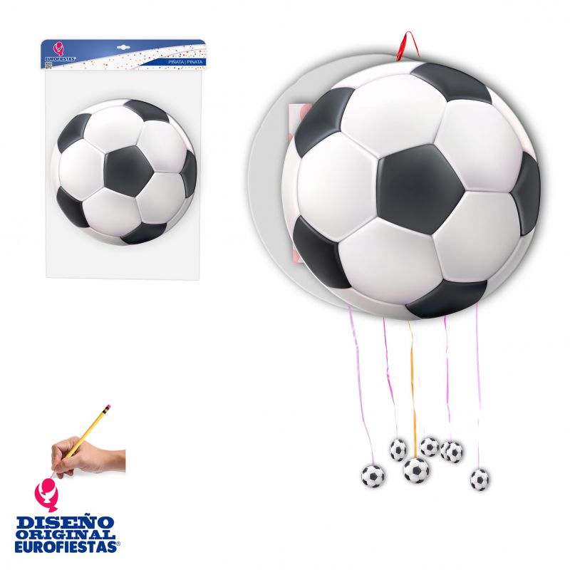 piñata forma balon futbol